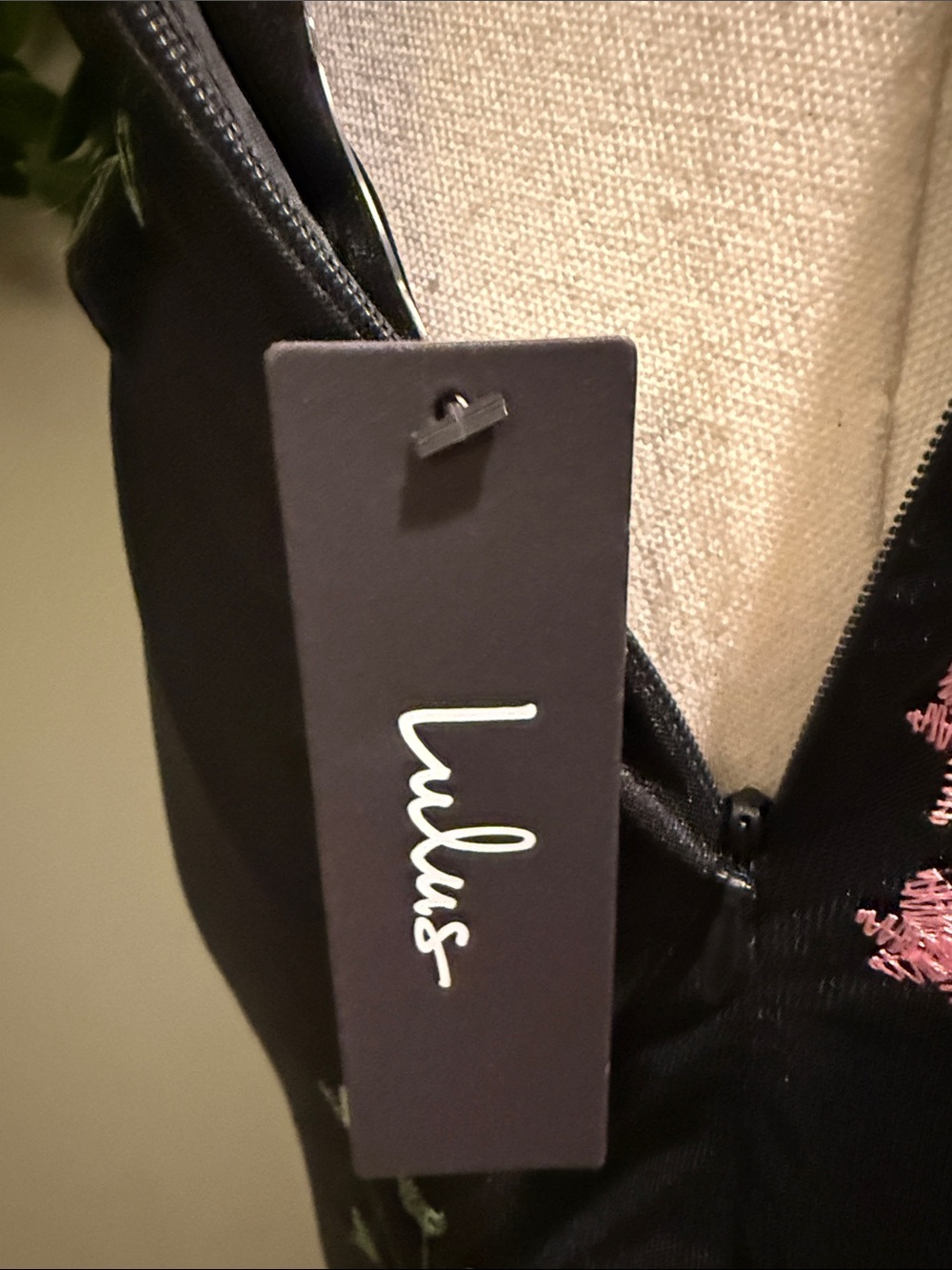 NWT-Soiree Blossom Black Floral Embroidered Mermaid Maxi Dress - Picture 16 of 16